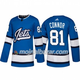 Dresovi Winnipeg Jets Kyle Connor 81 Adidas 2018-2019 Alternate Authentic - Muške